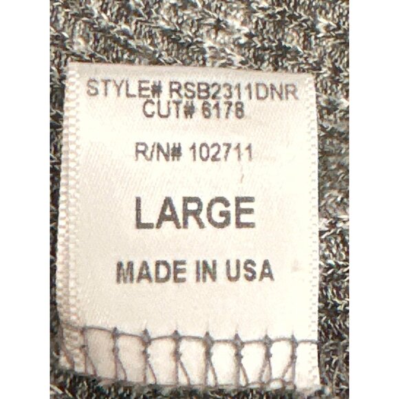 CCC Slash Neck Cut Out Back Gray Open Turtleneck Sweater Large Made In USA - Picture 6 of 8